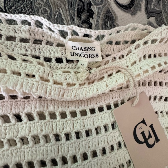 CHASING UNICORNS Sweet Dreams Floral Hand Crochet Set size Medium (NWT) - Picture 8 of 10